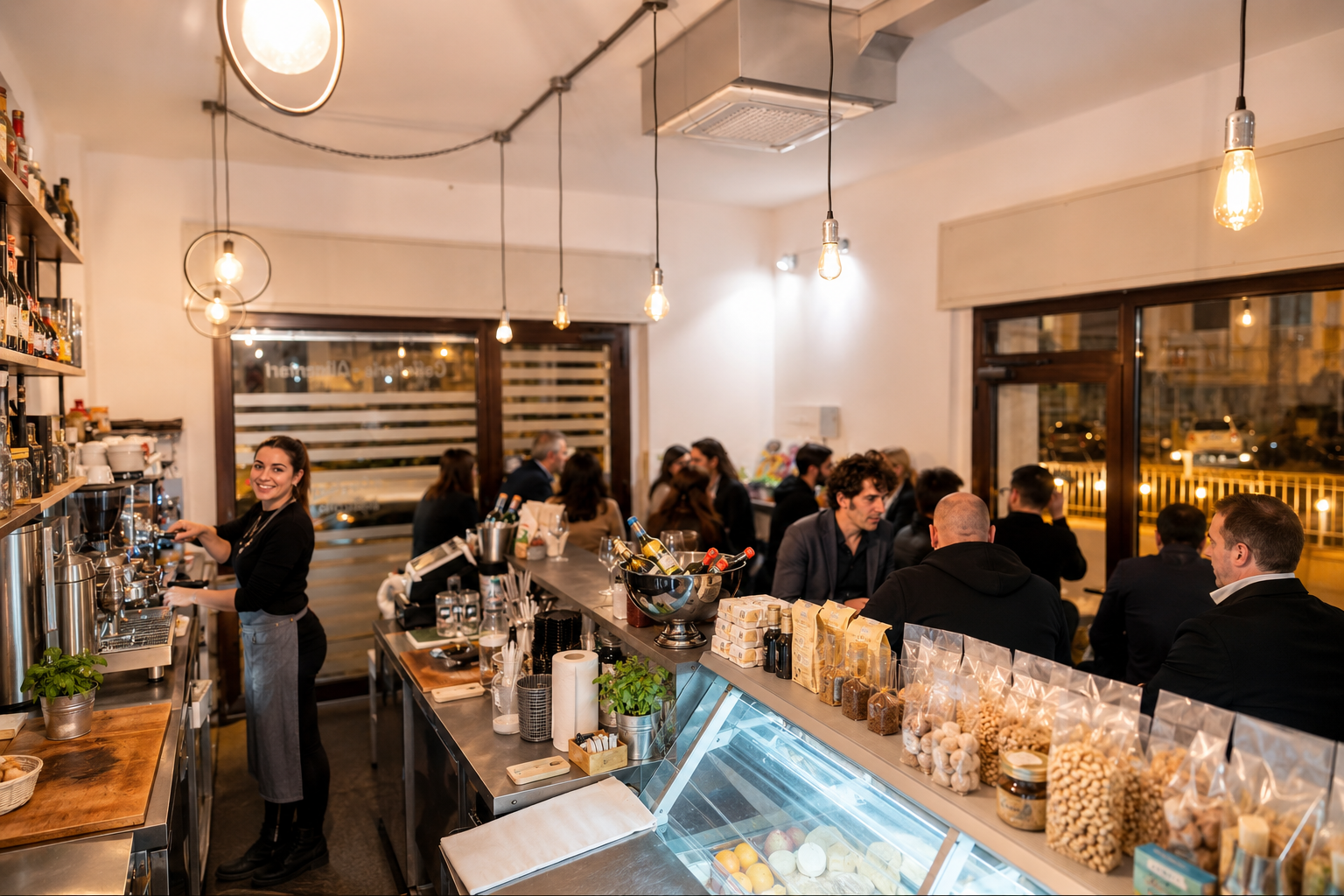 Il bar con minimarket di Via Piave 2 a L'Aquila, progetto di inserimento lavorativo