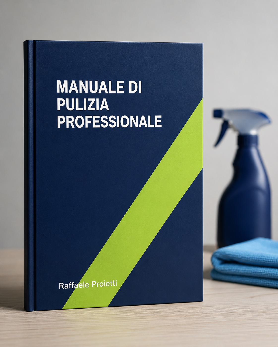 Copertina del Manuale di Pulizia Professionale scritto da Raffaele Proietti